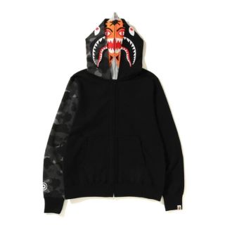 アベイシングエイプ(A BATHING APE)のBAPE COLOR CAMO TIGER SHARK HOODIE(パーカー)