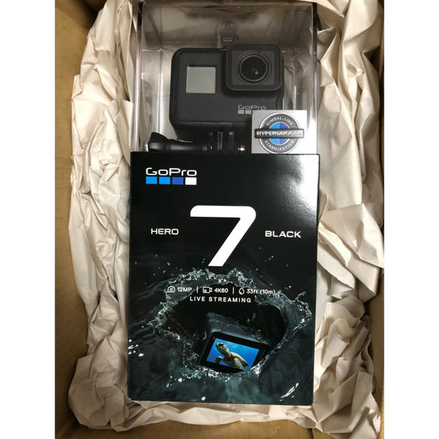 GoPro(ゴープロ)の新品 GoPro HERO7 BLACK CHDHX-701-FW スマホ/家電/カメラのカメラ(ビデオカメラ)の商品写真