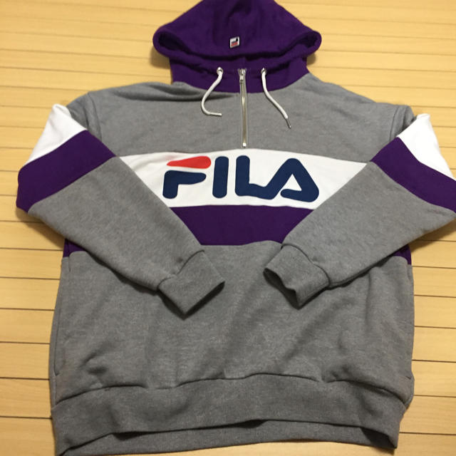 レディース専用????FILA ハーフジップパーカー