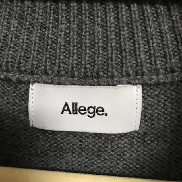 ALLEGE(アレッジ)のallege ハーフ丈ニット メンズのトップス(ニット/セーター)の商品写真