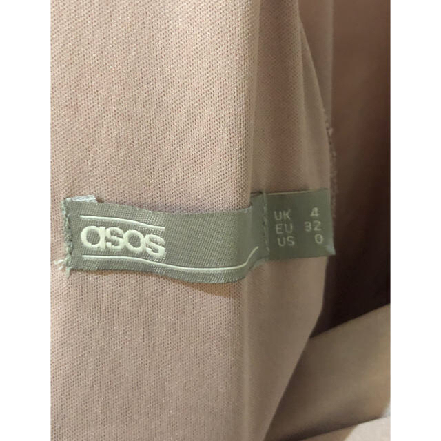 asos(エイソス)のasos アシンメトリー 背中あきドレス よーじや レディースのワンピース(ひざ丈ワンピース)の商品写真