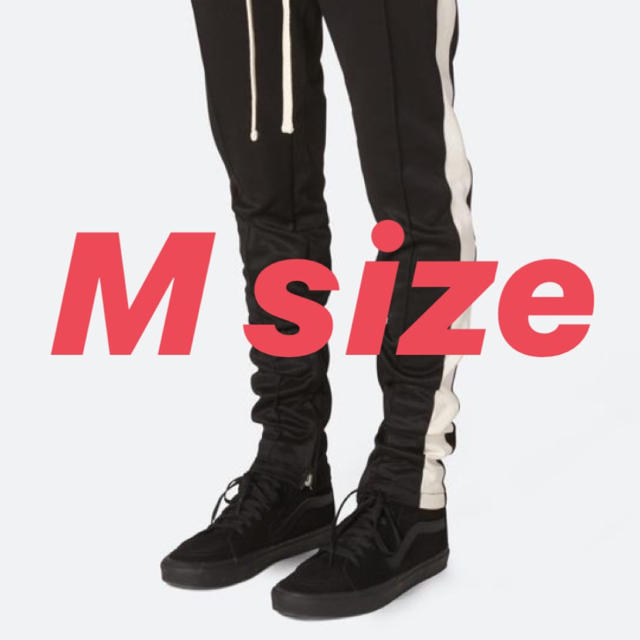 mnml トラックパンツ BLACK×WHITE Mサイズ