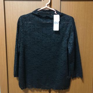 ジーユー(GU)の【新品】GU レースメローT(カットソー(長袖/七分))