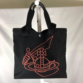 ヴィヴィアンウエストウッド(Vivienne Westwood)の【美品】ヴィヴィアンウエストウッド アングロマニア 2wayトート 黒(トートバッグ)