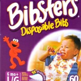 セサミストリート(SESAME STREET)の Bibsters  Disposable Bibs ビブスター 使い捨てスタイ(ベビースタイ/よだれかけ)