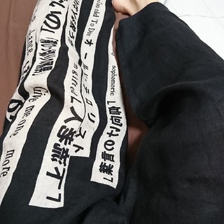 ヨウジヤマモト(Yohji Yamamoto)の【正規品】YOHJI YAMAMOTO 18ss 着る服ないの メッセージパンツ(スラックス)