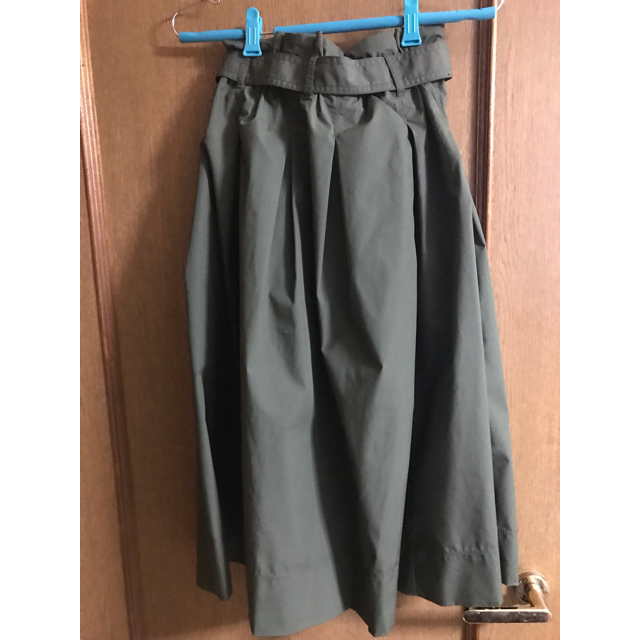 UNIQLO(ユニクロ)のユニクロ ハイウエストベルテッドミディスカート レディースのスカート(ロングスカート)の商品写真