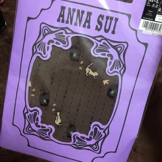 アナスイ(ANNA SUI)のANNA SUI タイツ 新品 ドットキャット柄 M〜L(タイツ/ストッキング)