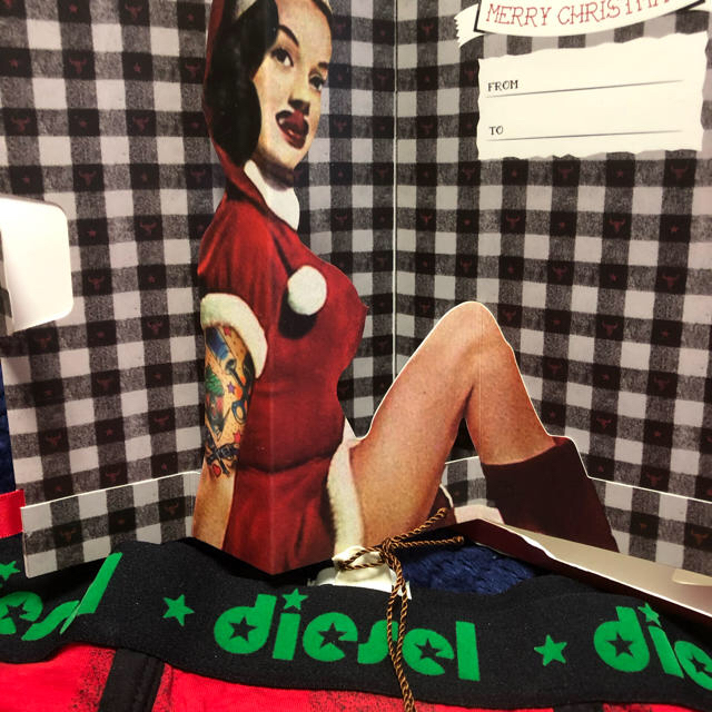 DIESEL(ディーゼル)のクリスマスカラー DIESEL アンダーウェア ボクサーパンツ メンズのアンダーウェア(ボクサーパンツ)の商品写真