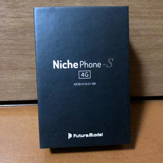 Niche Phone 4G 黒 ほぼ未使用(携帯電話本体)