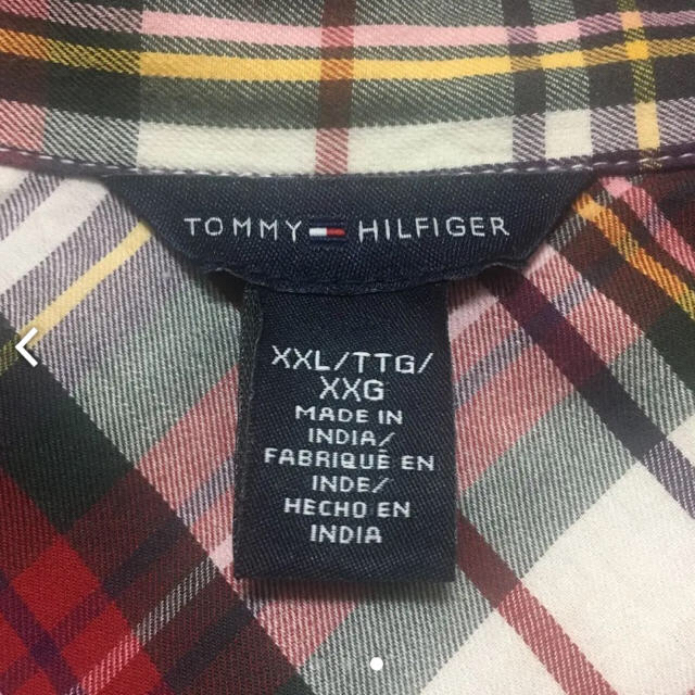 TOMMY HILFIGER(トミーヒルフィガー)のTOMMY HILFIGER チェックシャツ 大きいサイズ レディースのトップス(シャツ/ブラウス(長袖/七分))の商品写真