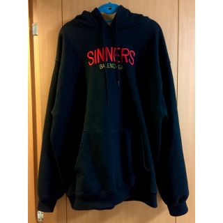 バレンシアガ(Balenciaga)の最終値下げ！ バレンシアガ SINNERS ロゴ フーディー S(パーカー)