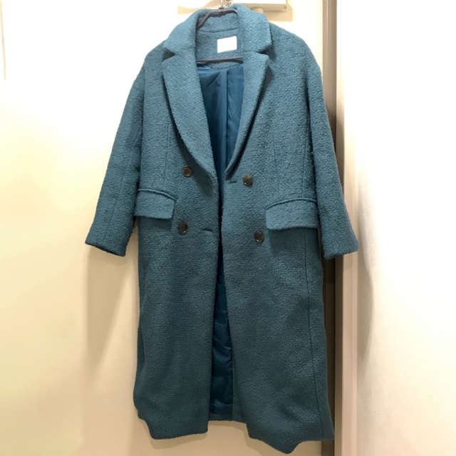 MURUA(ムルーア)のMURUA  ダブルブレークコート  ムルーア  コート  ロング レディースのジャケット/アウター(ロングコート)の商品写真