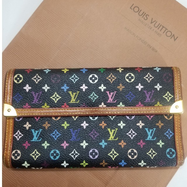 LOUIS VUITTON(ルイヴィトン)のルイヴィトン モノグラム マルチカラー ポルトトレゾールインターナショナル レディースのファッション小物(財布)の商品写真