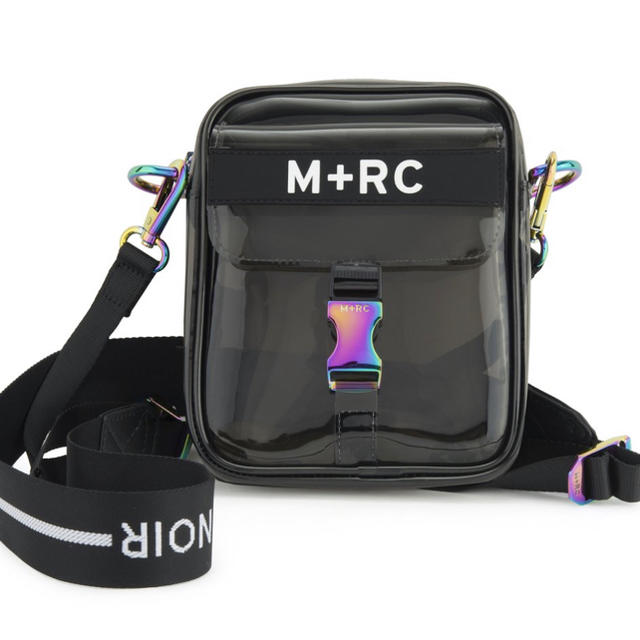 M+RC NOIR Ghost Rainbow Black PVC bag