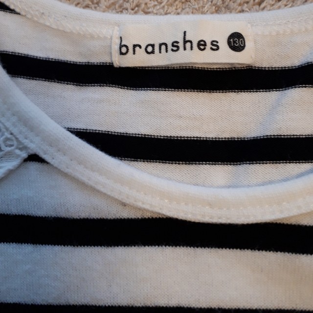 Branshes(ブランシェス)のbranshes 130 ボーダーワンピース✨ キッズ/ベビー/マタニティのキッズ服女の子用(90cm~)(ワンピース)の商品写真