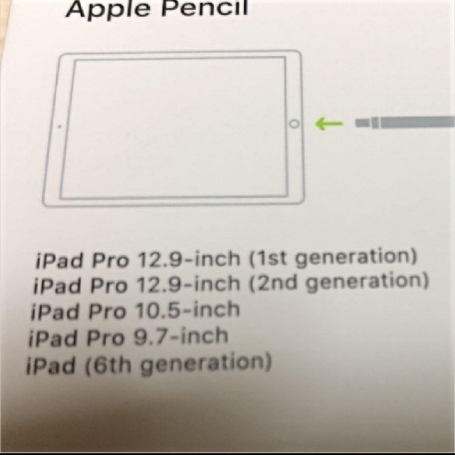 iPad(アイパッド)のApple pencil（未使用品）第一世代　(4/4) スマホ/家電/カメラのPC/タブレット(PC周辺機器)の商品写真