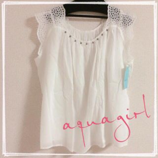 アクアガール(aquagirl)のアクアガール♡定9975新品トップス(Tシャツ(半袖/袖なし))