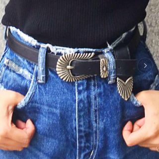 エヴリス(EVRIS)のEVRIS metal buckle fake leather belt(ベルト)