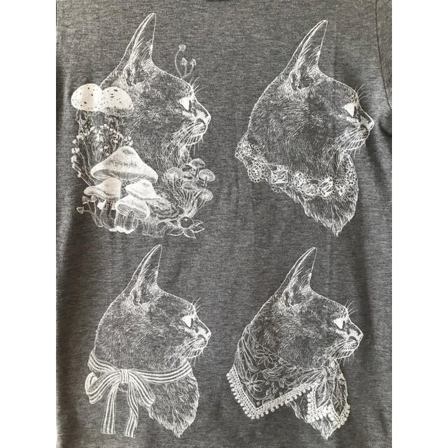 SANATORIUM(サナトリウム)の【新品】サナトリウム 猫柄Tシャツ レディースのトップス(Tシャツ(長袖/七分))の商品写真