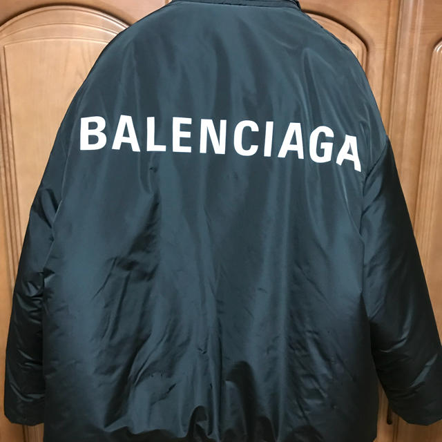 Balenciaga - balenciaga ロゴジャケット ダウンジャケット