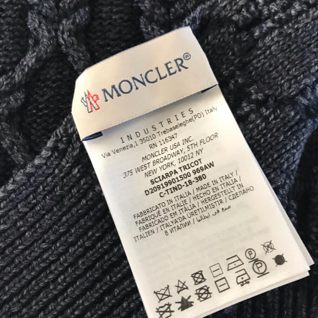 MONCLER(モンクレール)のモンクレール メンズのファッション小物(ストール)の商品写真