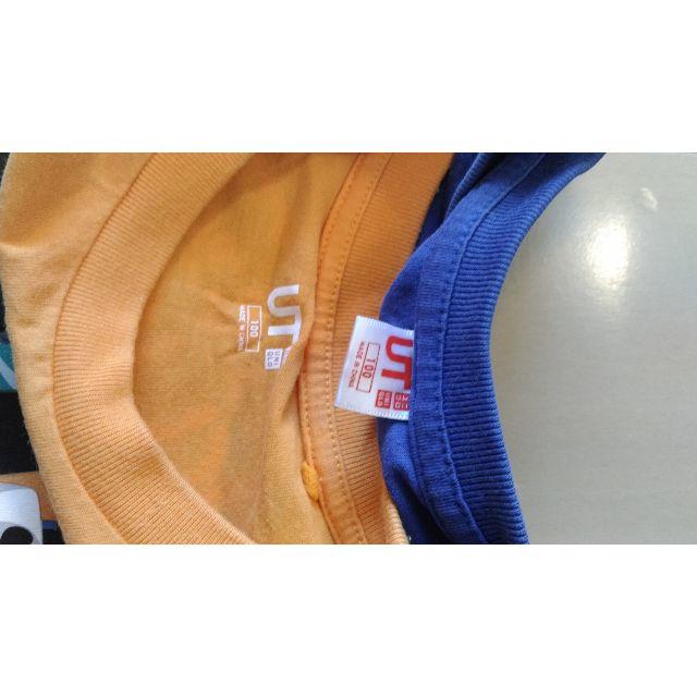 UNIQLO(ユニクロ)のユニクロ　プラレールTシャツ２枚セット キッズ/ベビー/マタニティのキッズ服男の子用(90cm~)(Tシャツ/カットソー)の商品写真