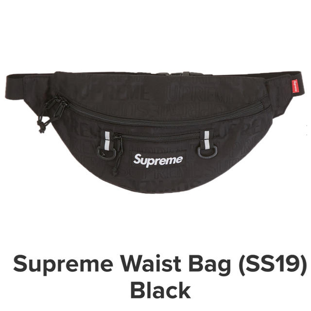 バッグ新品 Supreme ウェストバッグ 黒