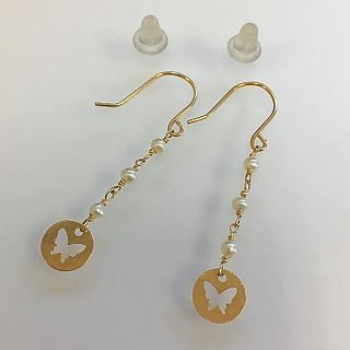 K18 パール ピアス(ピアス)