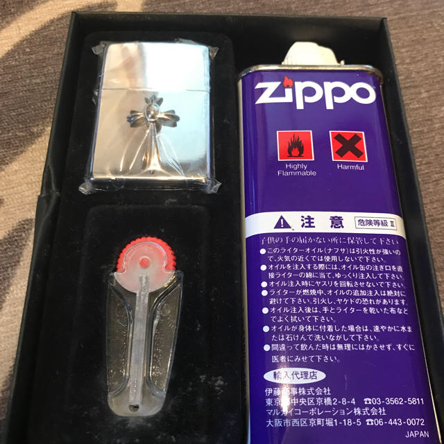 ZIPPO(ジッポー)のzippo クロス 新品未使用 メンズのファッション小物(タバコグッズ)の商品写真
