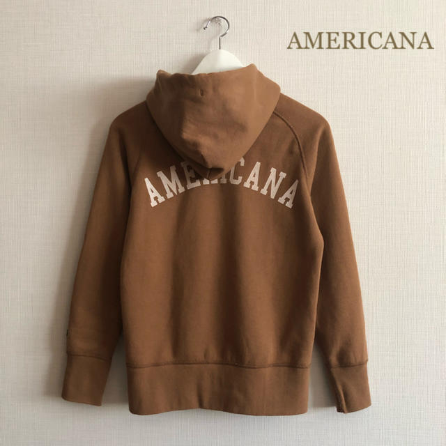 DEUXIEME CLASSE(ドゥーズィエムクラス)の極美⭐️定価18360円／AMERICANA アメリカーナ ダブルジップパーカー レディースのトップス(パーカー)の商品写真