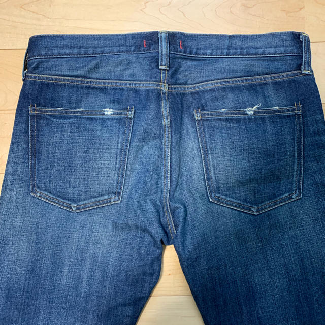 BEAMS(ビームス)のRED CARD 16878ストレートデニム size32  C22 メンズのパンツ(デニム/ジーンズ)の商品写真