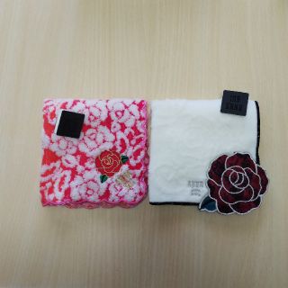 アナスイ(ANNA SUI)のアナスイ タオルハンカチ 2枚 新品 (U)(ハンカチ)