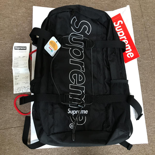 Supreme 18aw バックパック 黒