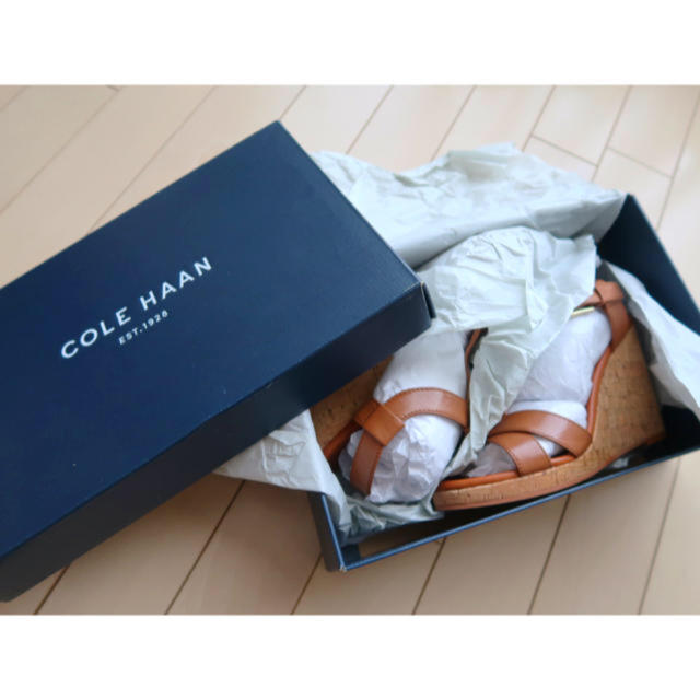 Cole Haan(コールハーン)の【新品未使用品】COLEHAANウエッジサンダル コールハーン レディースの靴/シューズ(サンダル)の商品写真