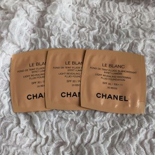 シャネル(CHANEL)のCHANEL シャネル ファンデーション サンプル(サンプル/トライアルキット)