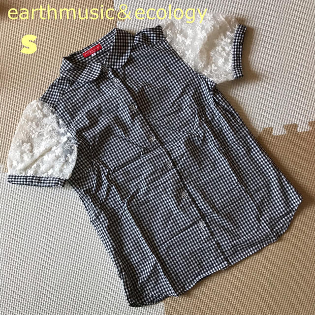 earth music & ecology(アースミュージックアンドエコロジー)のearthmusic＆ecology チェックシャツ S レディースのトップス(シャツ/ブラウス(長袖/七分))の商品写真