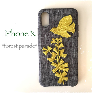 ミナペルホネン(mina perhonen)のforest parade*iPhoneX*(スマホケース)