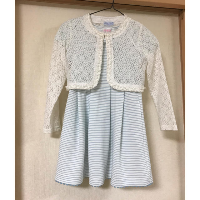 mezzo piano(メゾピアノ)のメゾピアノワンピース130cm キッズ/ベビー/マタニティのキッズ服女の子用(90cm~)(ワンピース)の商品写真