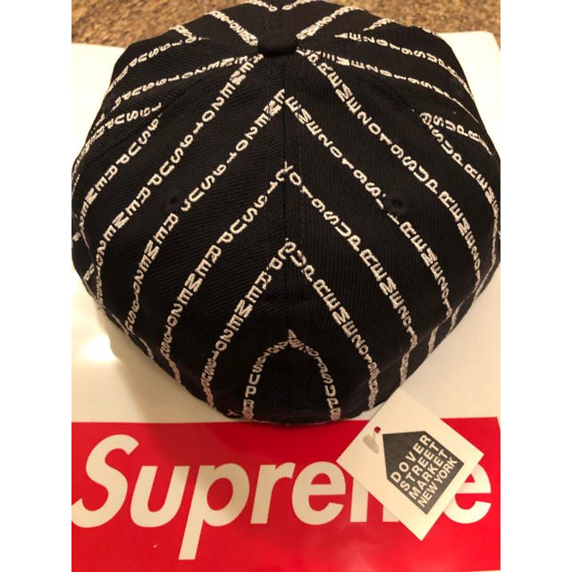 SUPREME Text Stripe New Era Navy 7 3/8