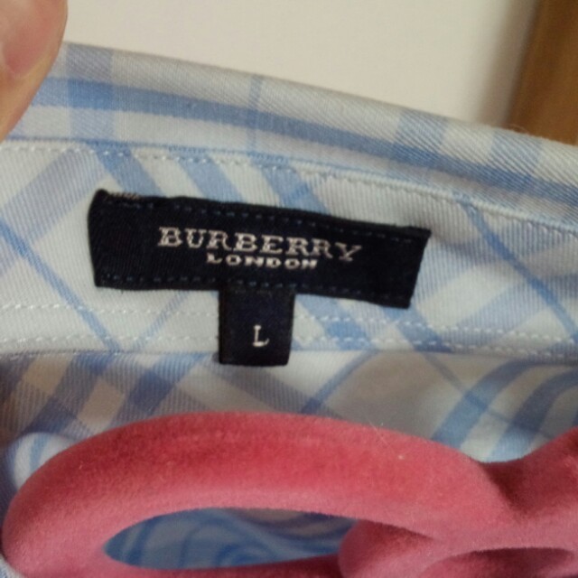 BURBERRY(バーバリー)のバーバリー＊新品ブルーチェックシャツ レディースのトップス(シャツ/ブラウス(長袖/七分))の商品写真