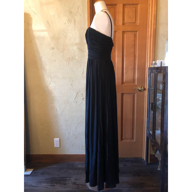 BCBGMAXAZRIA(ビーシービージーマックスアズリア)のブラック ロングドレス レディースのフォーマル/ドレス(ロングドレス)の商品写真