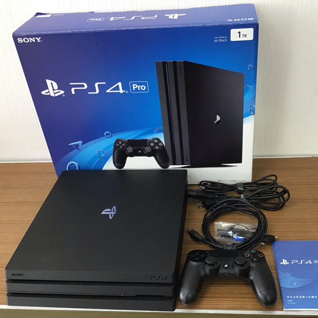 PS4 PRO CUH-7000BB01 品美品 HDD新品