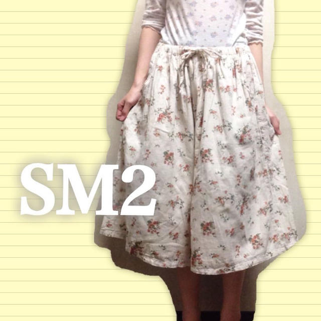 SM2(サマンサモスモス)のSM2 花柄ガウチョパンツ レディースのパンツ(キュロット)の商品写真