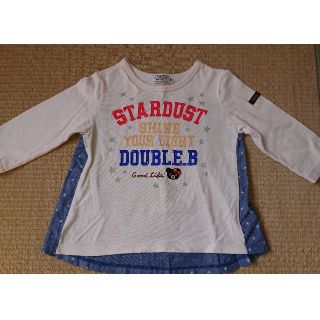 ダブルビー(DOUBLE.B)のダブルビー 7分袖 100 美品(Tシャツ/カットソー)