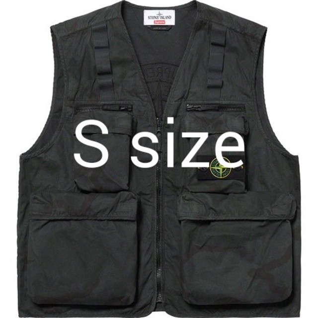 Supreme(シュプリーム)の【S】Supreme Stone Island camo cargo vest メンズのトップス(ベスト)の商品写真