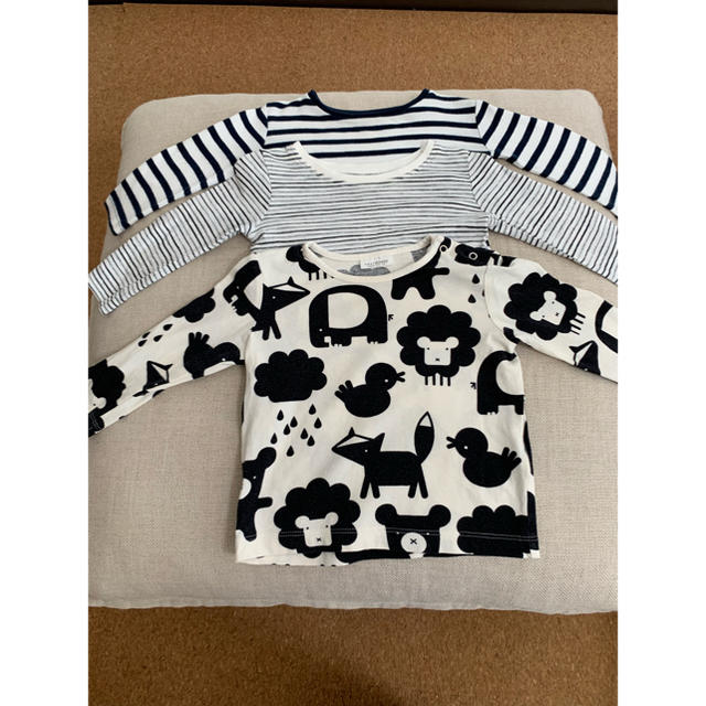 トップス3枚セット 70サイズ相当 キッズ/ベビー/マタニティのベビー服(~85cm)(Ｔシャツ)の商品写真