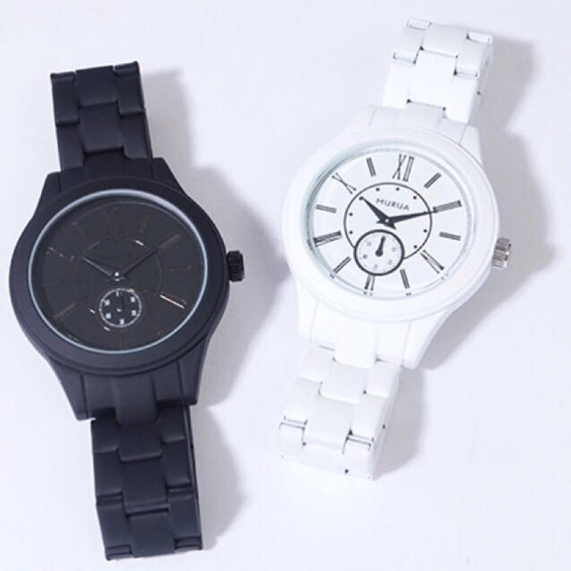 MURUA(ムルーア)の新品MURUAサークルウォッチ♡時計WH レディースのファッション小物(腕時計)の商品写真