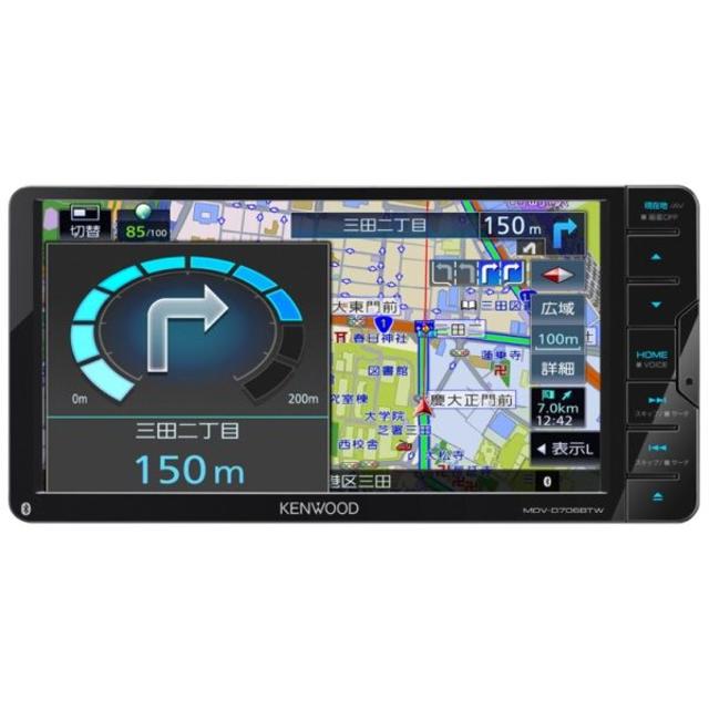 KENWOOD - 2019年1月発売 ケンウッド 彩速ナビ カーナビ MDV-D706BTWの通販 by SERI's choice