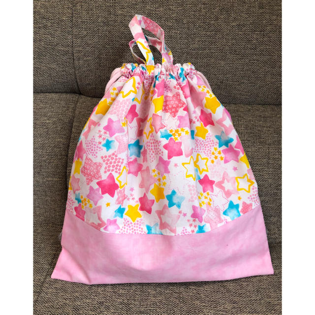 体操服入れ☆チュールフリル キッズ/ベビー/マタニティのこども用バッグ(体操着入れ)の商品写真